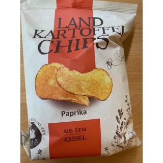 Landkartoffelchips Paprika